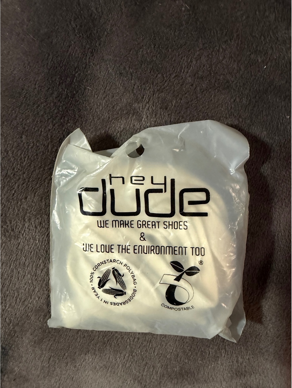 Hey Dude Casual Shoes in Eco-Friendly Compostable Packaging